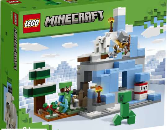 LEGO® 21243 Minecraft The Icy Peaks 304 pezzi
