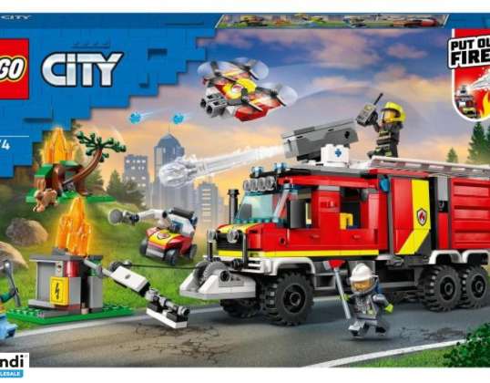 LEGO® 60374 Pilsētas ugunsdzēsēju brigādes komandējošais transportlīdzeklis 502 detaļas