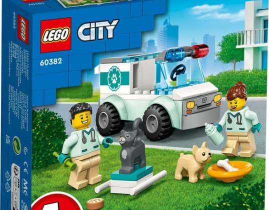 LEGO® 60382   City Tierrettungswagen  58 Teile