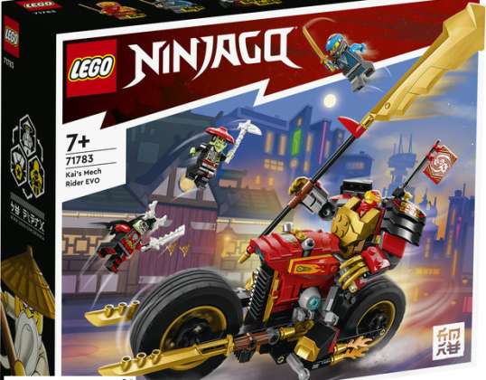 ® LEGO 71783 Ninjago Kaiova robotická motorka EVO 312 – díly