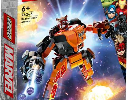 LEGO® 76243 Marvel Стражи Галактики Ракетный робот 98 штук
