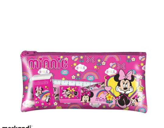 Minnie Mouse pencil case with content