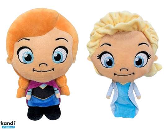 Disney Frozen / Frozen, Anna & Elsa, stort hoved, plys, 27 cm