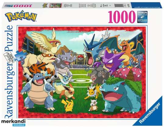 Pokémon Showdown Puzzle 1000 Pieces