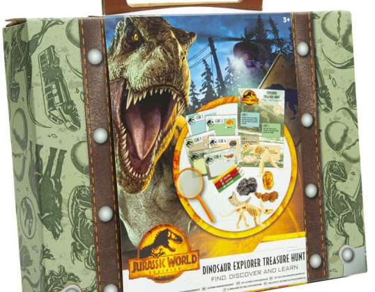 Upptäcktsset för Jurassic World Treasure Hunt