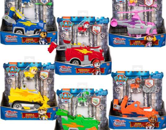 Spin Master 42941 Paw Patrol Knights Basic Deluxe Vehicle Set Assortiment