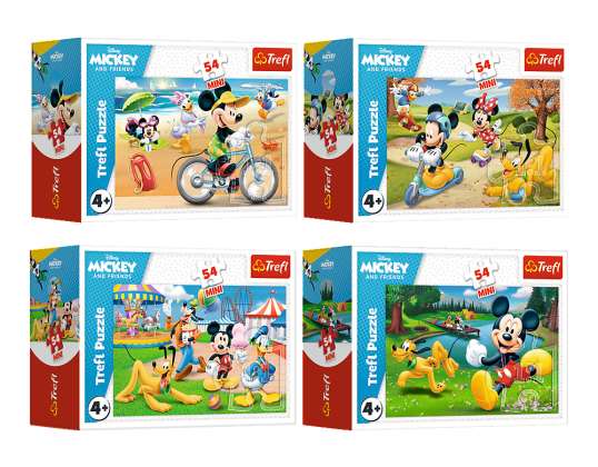 Mickey Mouse Display Mini Puzzel 54 stukjes