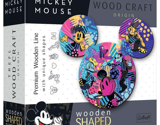 Disney Mickey Mouse lemn Puzzle Forma specială 500 5