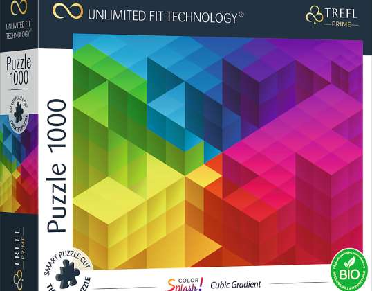 Color Splash: Cube Dégradé / Couleurs UFT Puzzle 1000 pièces
