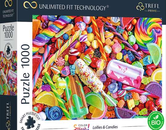 Krāsu šļakatas: konfektes un konfektes UFT puzle 1000 gab