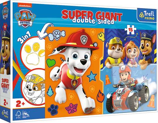 PAW Patrol Primo GIANT Puzzle 15 Piece Coloring Page