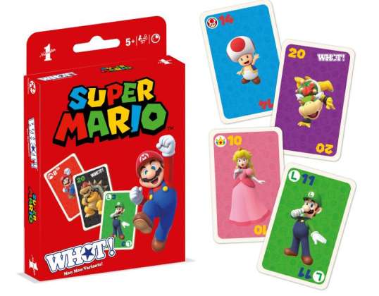Kazanan Hareketler 48411 Süper Mario WHOT!   Kart oyunu