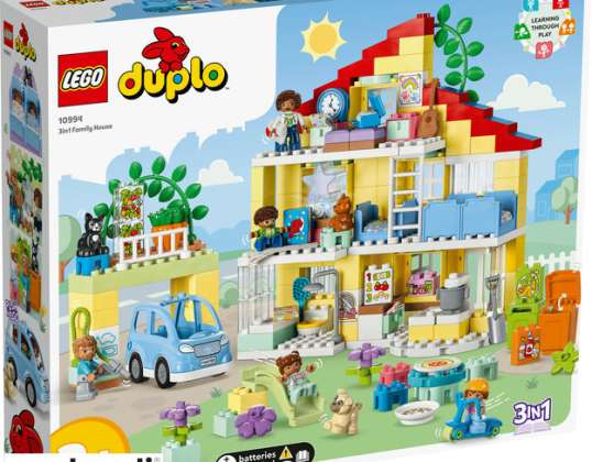 LEGO® 10994 Duplo 3 в 1 Сімейний будинок 218 штук
