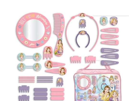 Conjunto de acessórios de cabelo Disney Princess