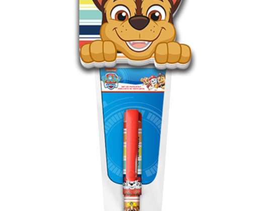 Paw Patrol notepad with pen