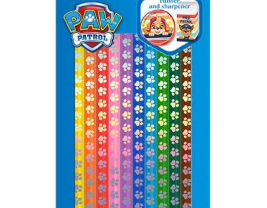 Paw Patrol pencils with eraser and sharpener
