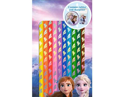 Lápis Disney Frozen com Borracha e Sharpener