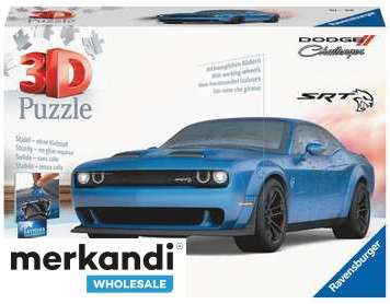 Dodge Challenger SRT Hellcat Redeye Widebody 3D dėlionė 108 dalys