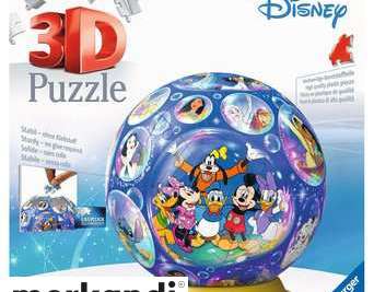Disney Charaktere   3D Puzzle Ball 72 Teile