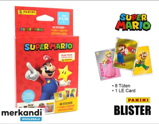 Χρόνος παιχνιδιού Panini Super Mario Sticker 2023 – ECO BLISTER