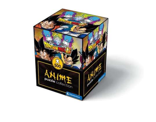 Clementoni 35135 500 brikker Puslespil Premium Animé Collection Gaveæske Dragon Ball