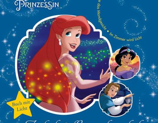 Disney Princess: Libro mágico de cartón ilustrado antes de dormir con luz