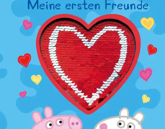 Peppa Pig: My First Friends Friend book with reversible sequins