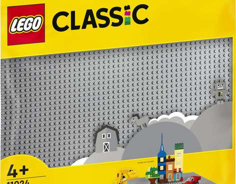 LEGO® 11024 Classic grå byggeplate 1 del