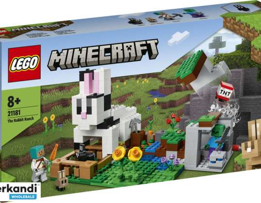 ® LEGO 21181 Minecraft® Králičí ranč 340 dílků
