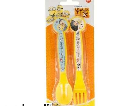 Minions cutlery set / children's cutlery 2 pieces