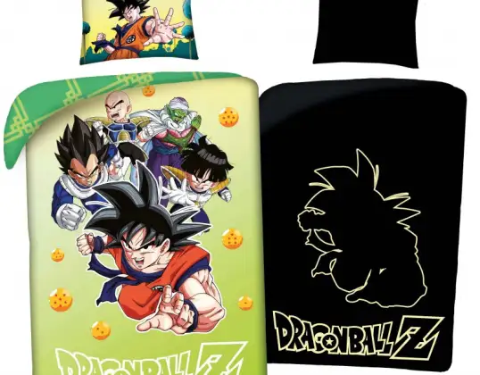 Dragonball Z sengetøy 140 x 200 cm 70 x 90 cm