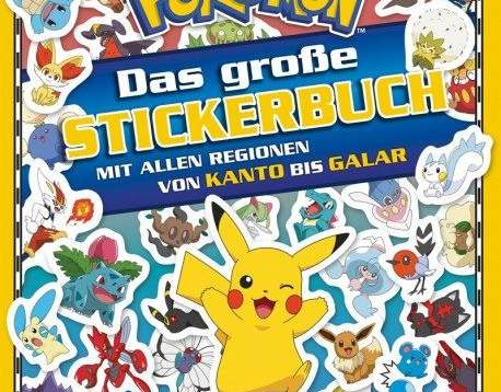Pokémon: The Great Sticker Book avec toutes les régions de Kanto à Galar