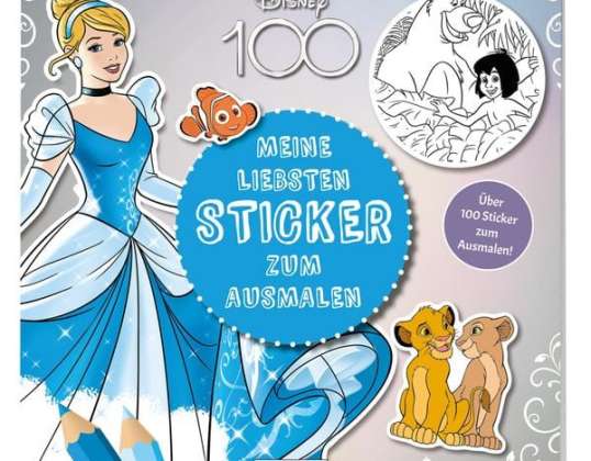 Disney 100: Meine liebsten Sticker zum Ausmalen