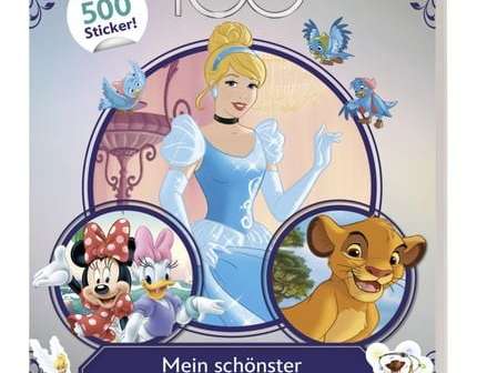 Disney 100: Mein schönster Sticker  und Malblock