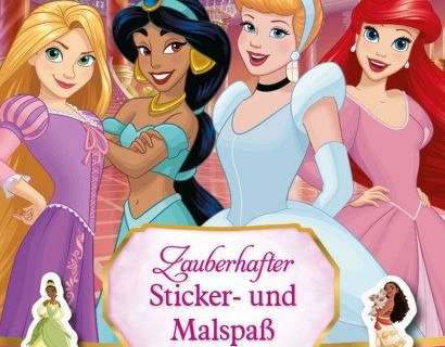 Disney Princess: Pegatina encantadora y diversión para colorear