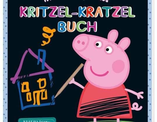 Peppa Pig Minu Wutzy Great Doodle Scratch Book