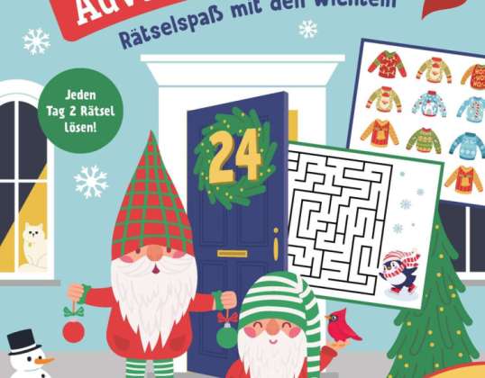 Mon livre de calendrier de l’Avent: Puzzle fun avec les elfes