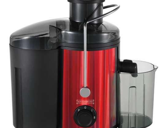 Royalty Line RL PJ19001RD: 15L Stainless Steel Juice Extractor   700W   Red