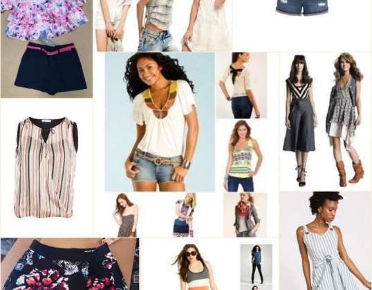 Tukkukaupan tuotemerkki naisten vaatteiden erä