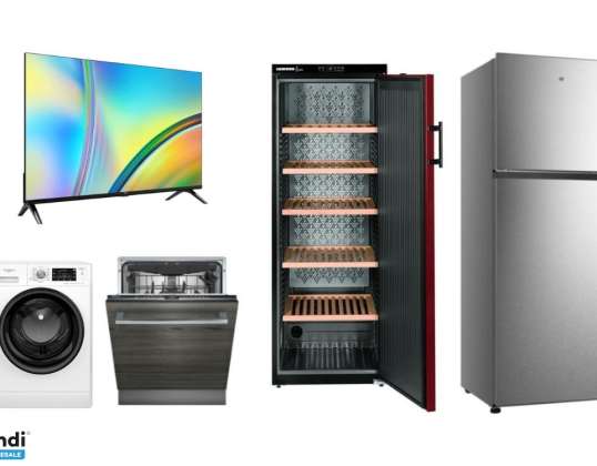 Lot of large household appliances and TV - Functional customer return - 12 units - Krefel (Boulanger Group)