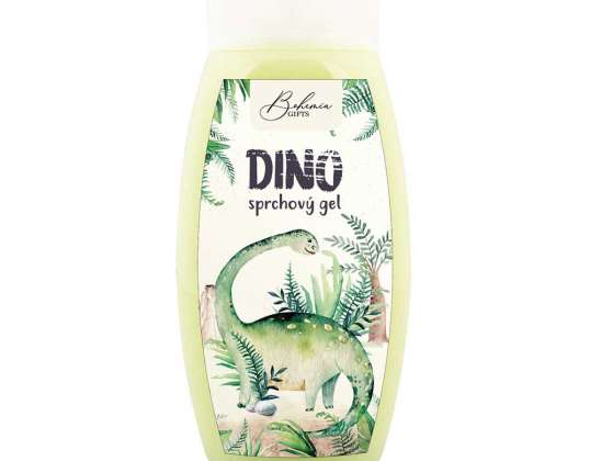 Kinder-Creme-Duschgel mit Olivenöl 250 ml – Dinosaurier