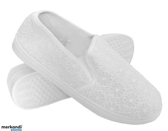 SHOES, SNEAKERS, SNEAKERS, PEPEGI SLIP ON WHITE, 38 - 41