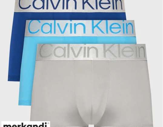 Calvin Klein underbukse for menn (bokser, badebukser), 3-pakning, diverse farger