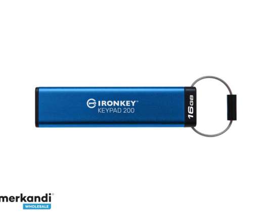 Kingston IronKey Keypad 200 16GB USB Flash Drive Type A 145MB/s IKKP200/16GB