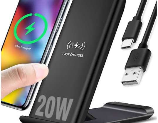 QI Inductive Charger 20W for iPhone Folding Stand A16 be stand