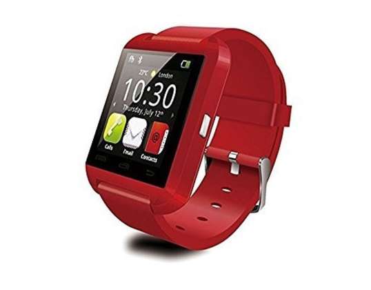 Pro Watch raudonas išmanusis laikrodis ! Skambinkite SMS Facebook !