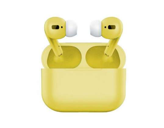 Air pro kablosuz kulaklıklar sarı