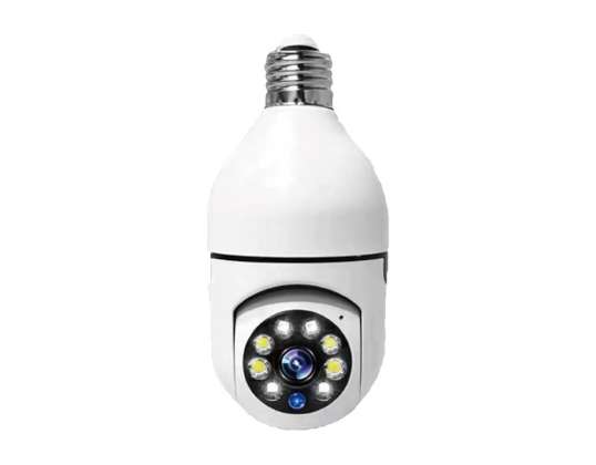 Light bulb rotating camera