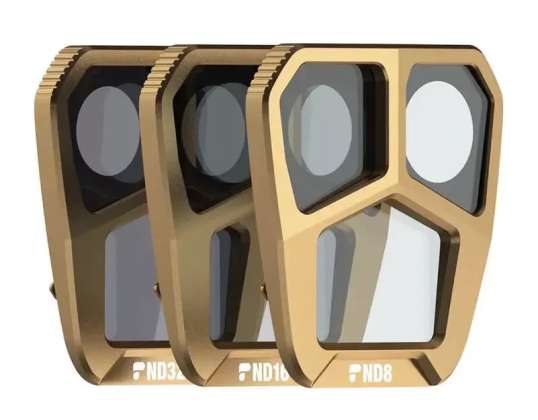 Set di 3 filtri otturatore PolarPro per DJI Mavic 3 Pro