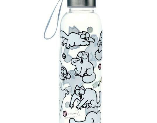 Simon&apos;s Cat 2021 Garrafa de Água com Tampa de Metal 500ml